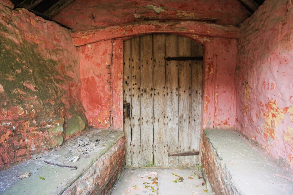 Cefn-brith old wooden doorway
