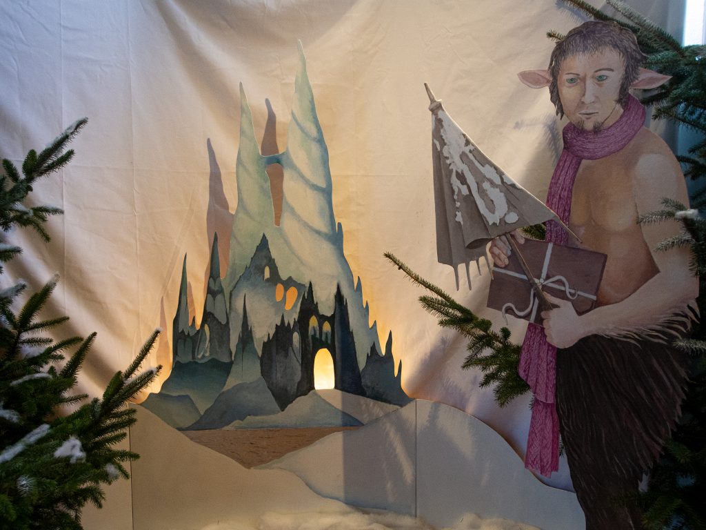 Narnia display inside Heritage Centre, Llanwrtyd Wells