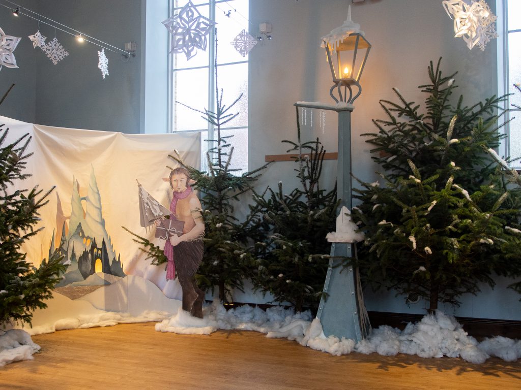 Narnia display inside Heritage Centre, Llanwrtyd Wells