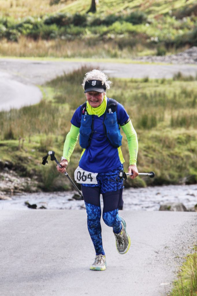 Female runner on the road